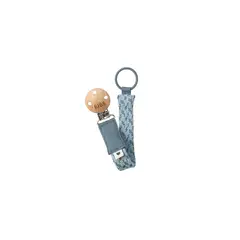 BIBS - Porta Chupetes Petrol Baby Blue