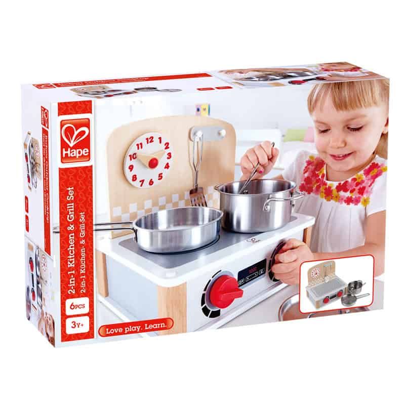 HAPE - Juguete Cocina Con Accesorios Hape