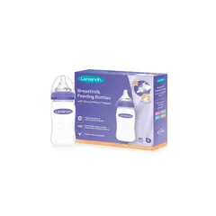 LANSINOH - Mamadera De Lactancia 240 ml Violeta Transparente