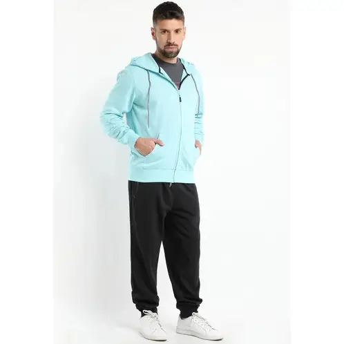 KOTTING - POLERON FULL ZIPPER CON GORRO CANGURO 2XL