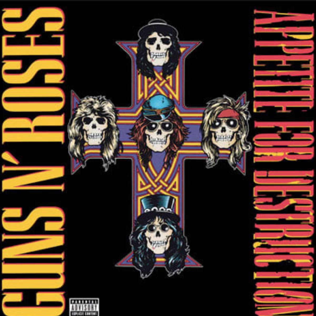 GRUPO LASER DISC - VINILO GUNS N ROSES  APPETITE FOR DESTRUCTION 1LP