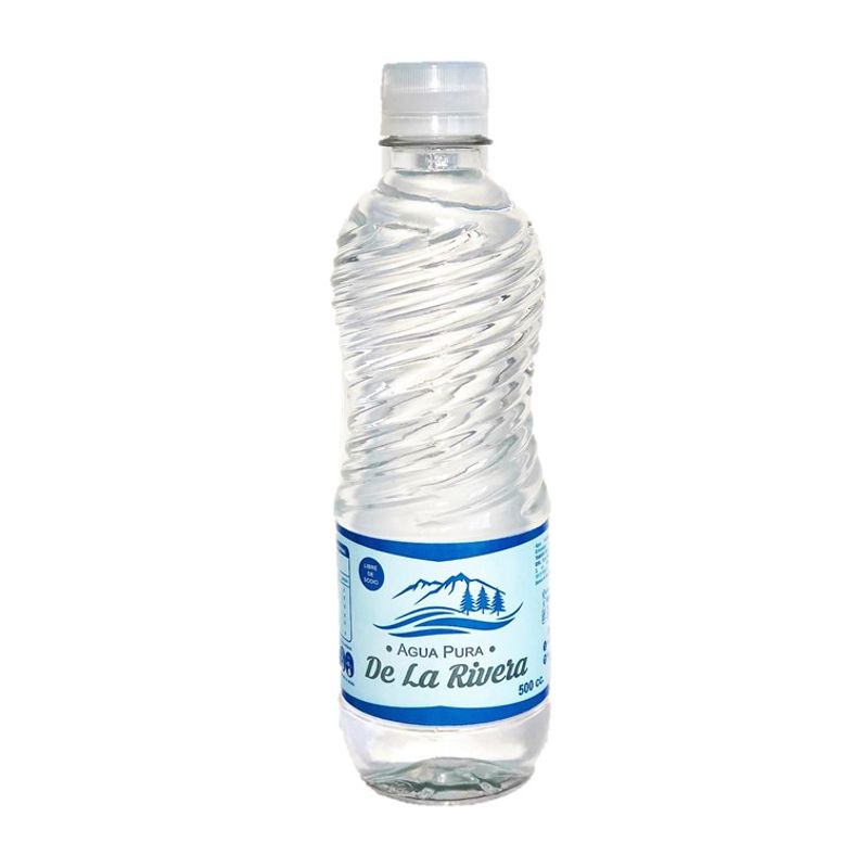 AGUA PURA DE LA RIVERA - Agua purificada botella 500 cc