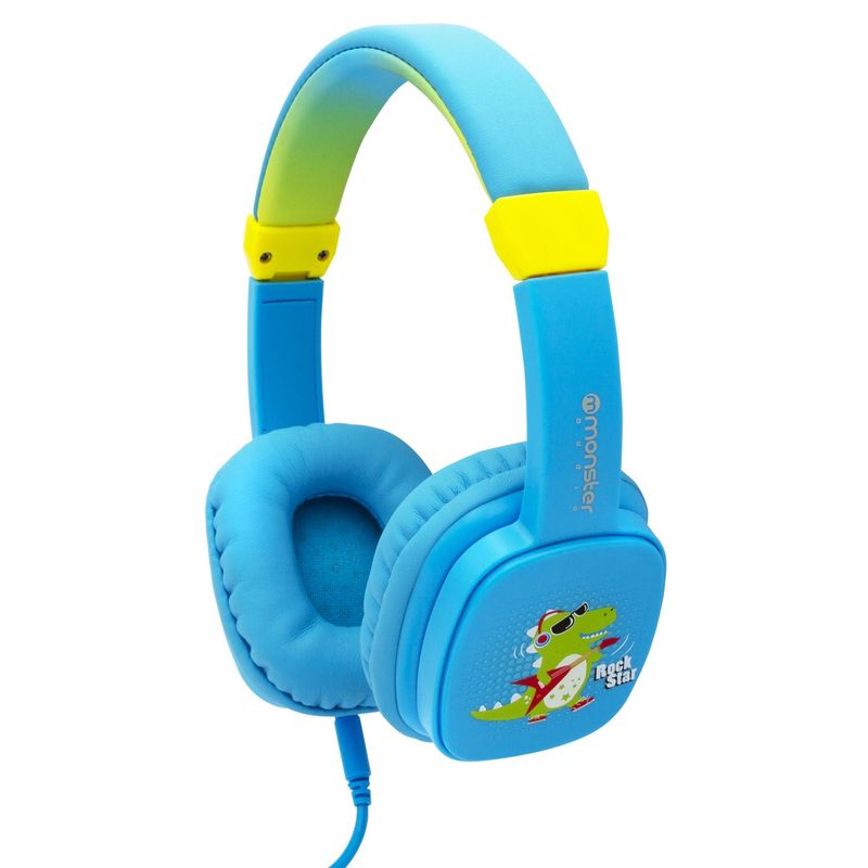 MONSTER AUDIO - Audifonos Monster Coolkid Dino Rock Star Cableado