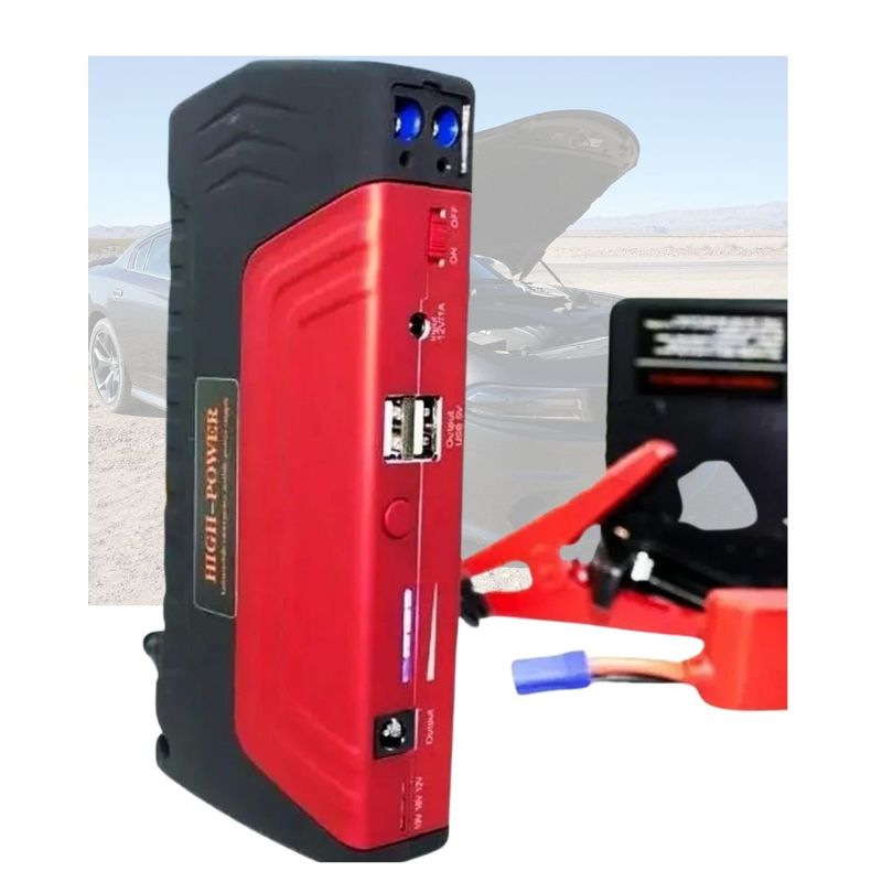INVENCIBLE - Partidor Cargador Powerban Bateria Auto Inflador Llanta Na38