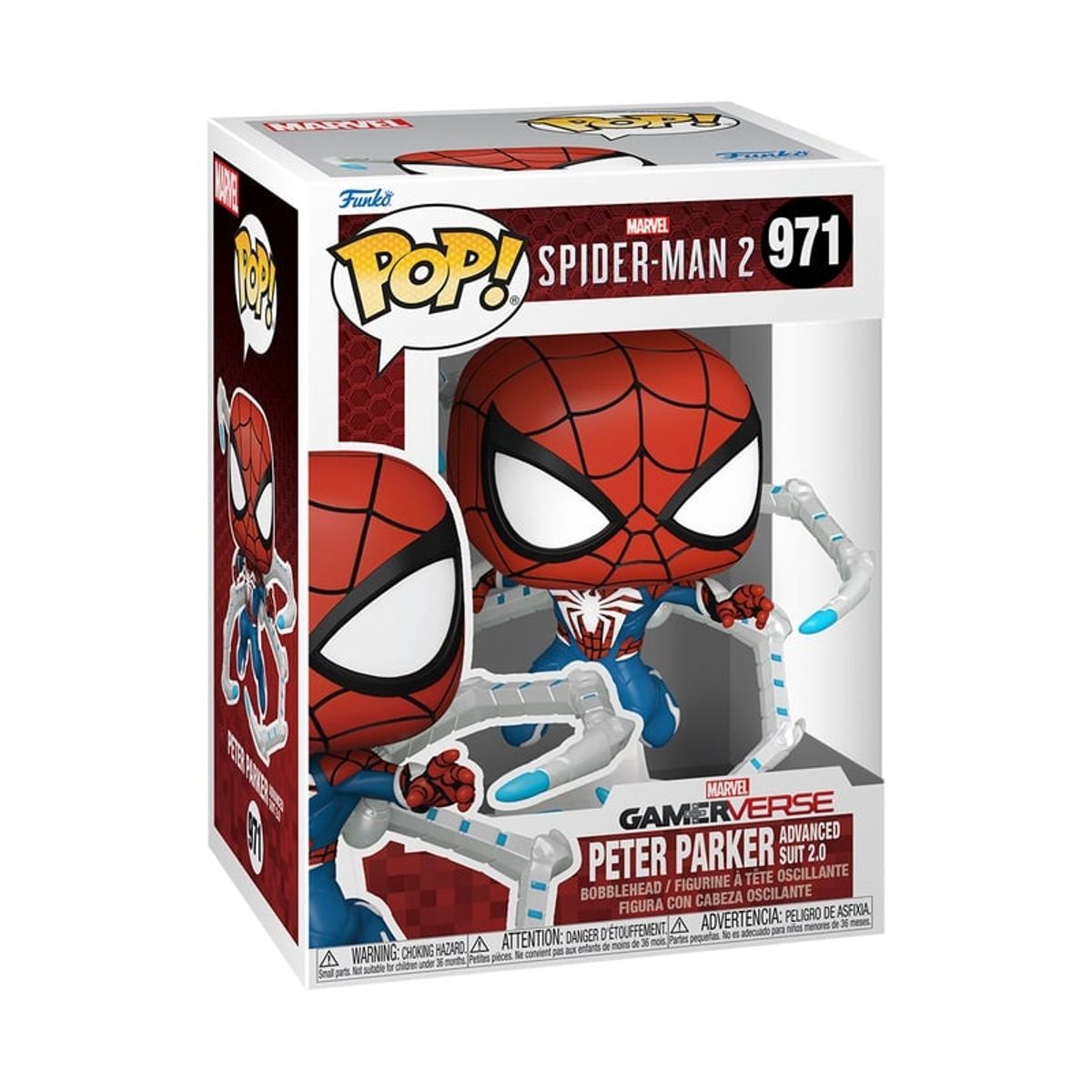 FUNKO - Funko Pop Marvel Spiderman 971 (Hombre Araña)