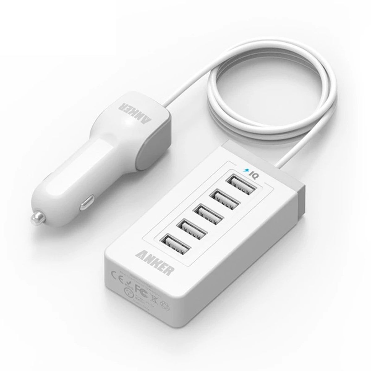 ANKER - Cargador Auto Multiple 5 USB 50W Anker