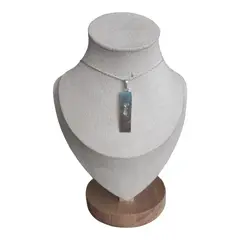 GENERICO - Collar placa niña de plata s925