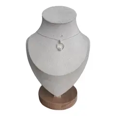 GENERICO - Collar semi circulo con circones de plata s925