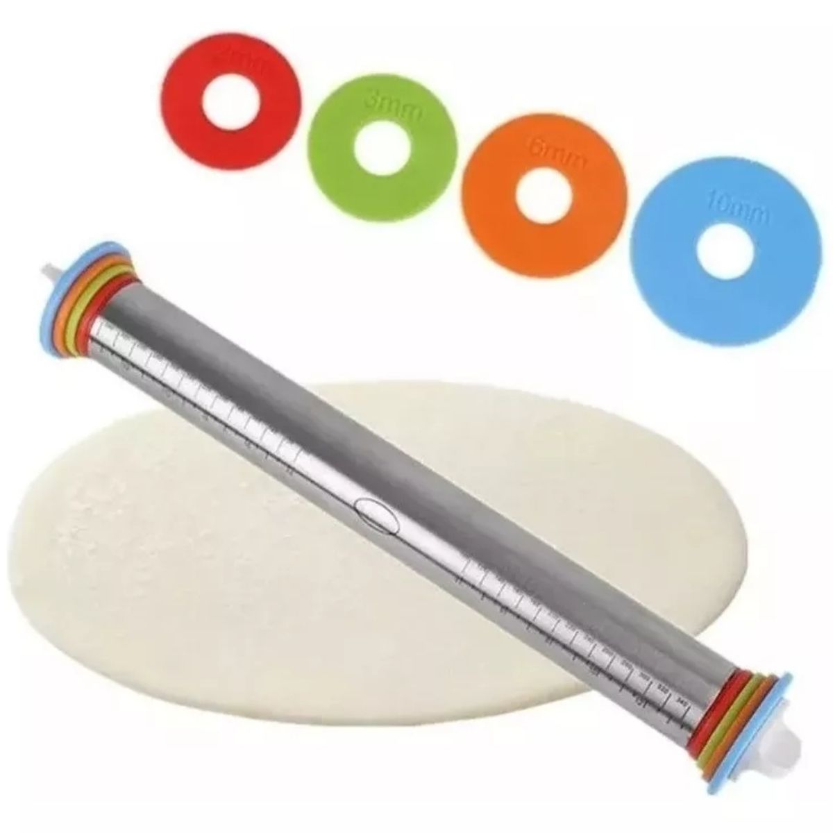 GENERICO - Uslero Rodillo Fondant Pizzas Galletas Regulable Repostería