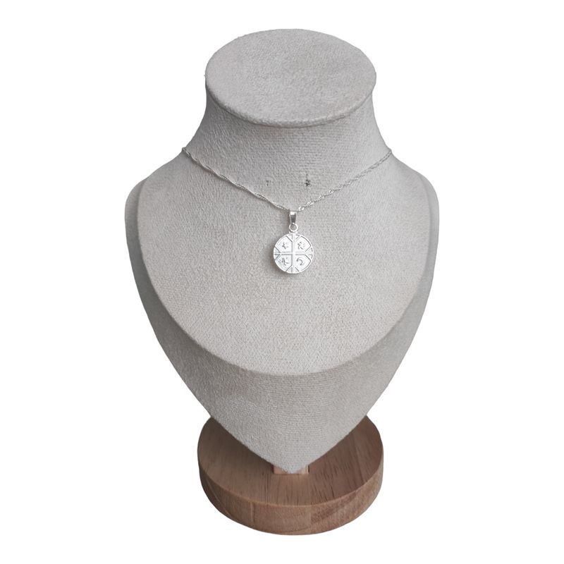 GENERICO - collar kultrun de plata s925