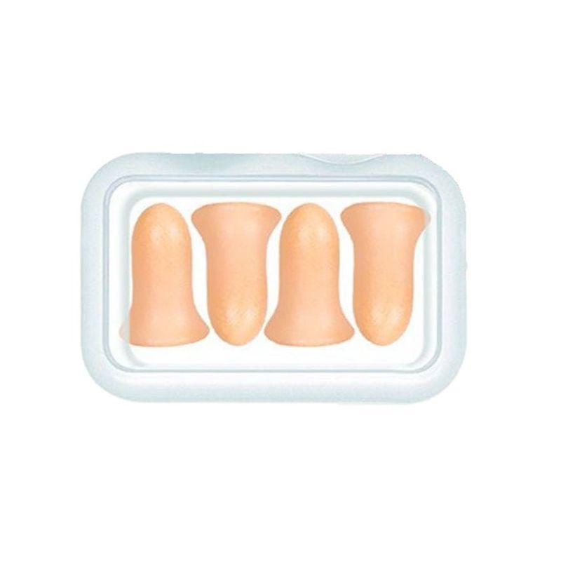 GENERICO - 2 Pares Tapones Oidos Aislar Ruido Memory Foam Para Niños Naranjo