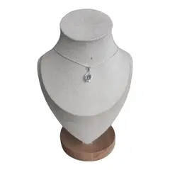 GENERICO - Collar punto de luz 1 cm de plata s925