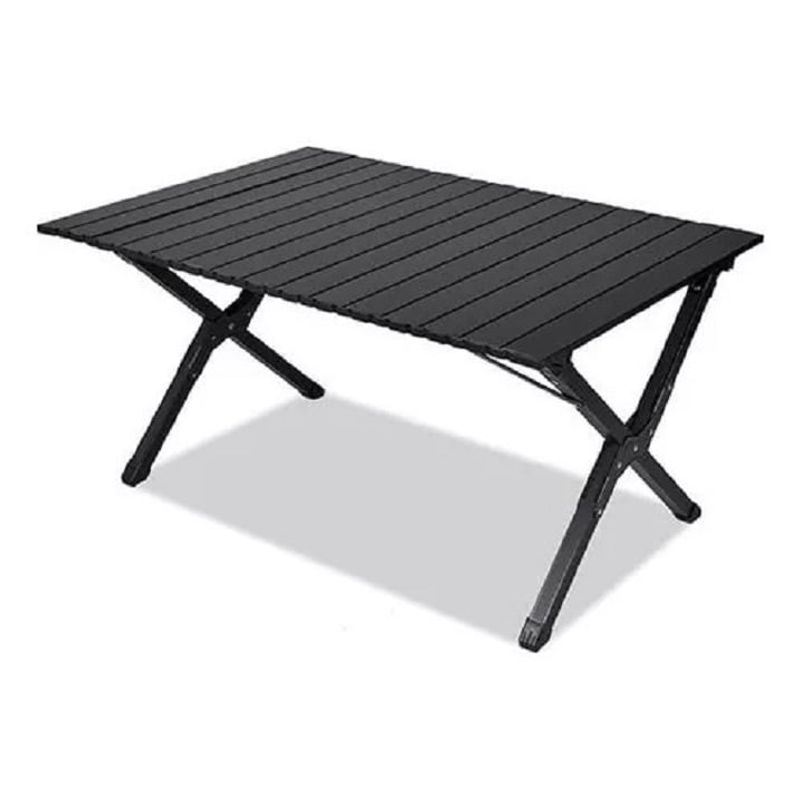 GENERICO - Mesa Multiuso Plegable Portatil Camping Viaje 90*60cm 262492 negro