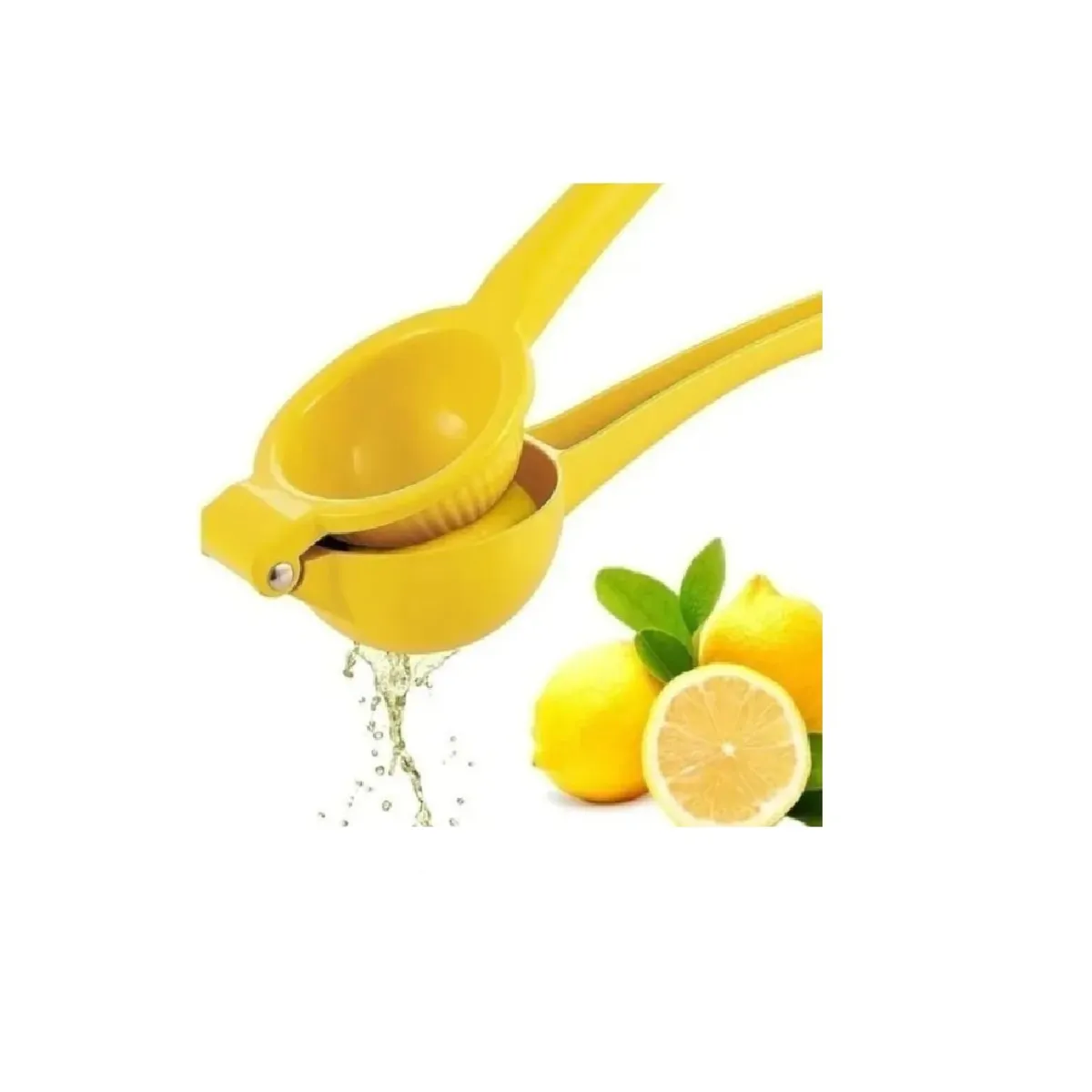 GENERICO - Exprimidor Manual De Limon Prensa Para Citricos Doble Mango Colores