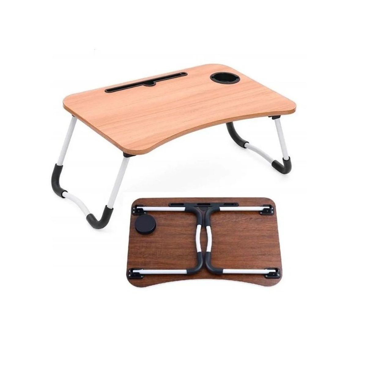 GENERICO - Mesa Portátil Plegable Laptop Notebook Porta Vaso Cafe