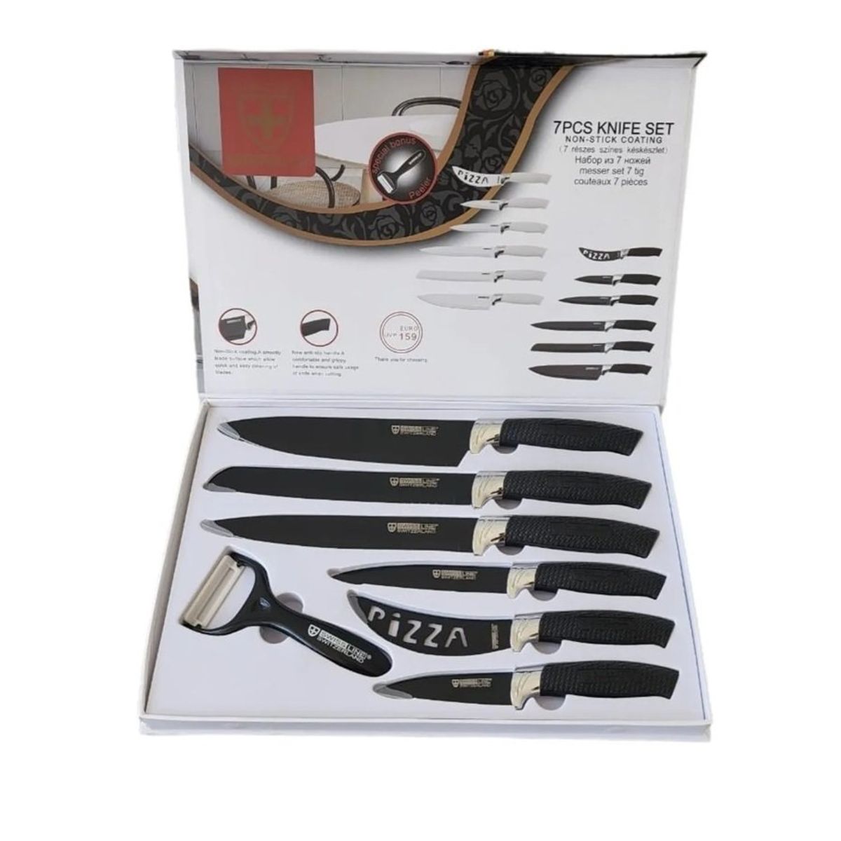 GENERICO - Set De Cuchillos 7 Piezas Caja