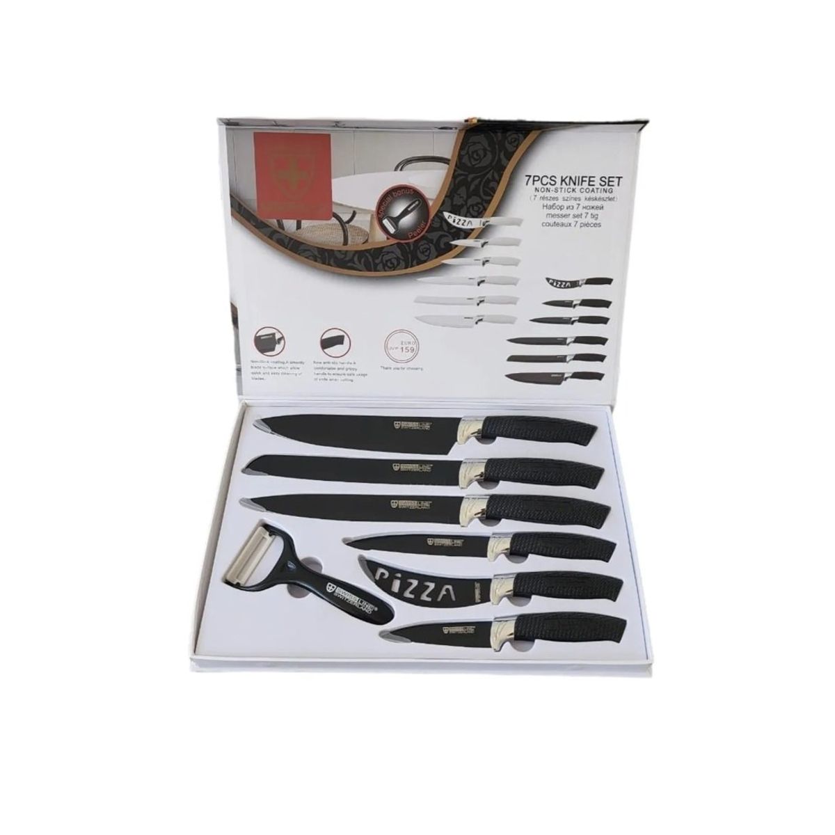 GENERICO - Set De Cuchillos 7 Piezas Caja