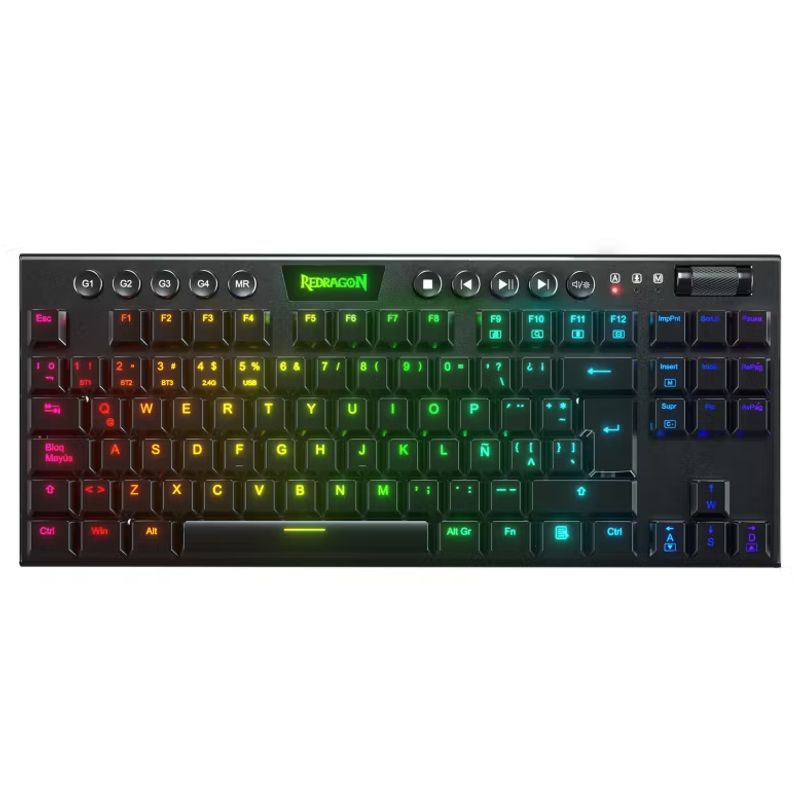 REDRAGON - Teclado Bluetooth Redragon Horus Tkl Wireless Spanish K621