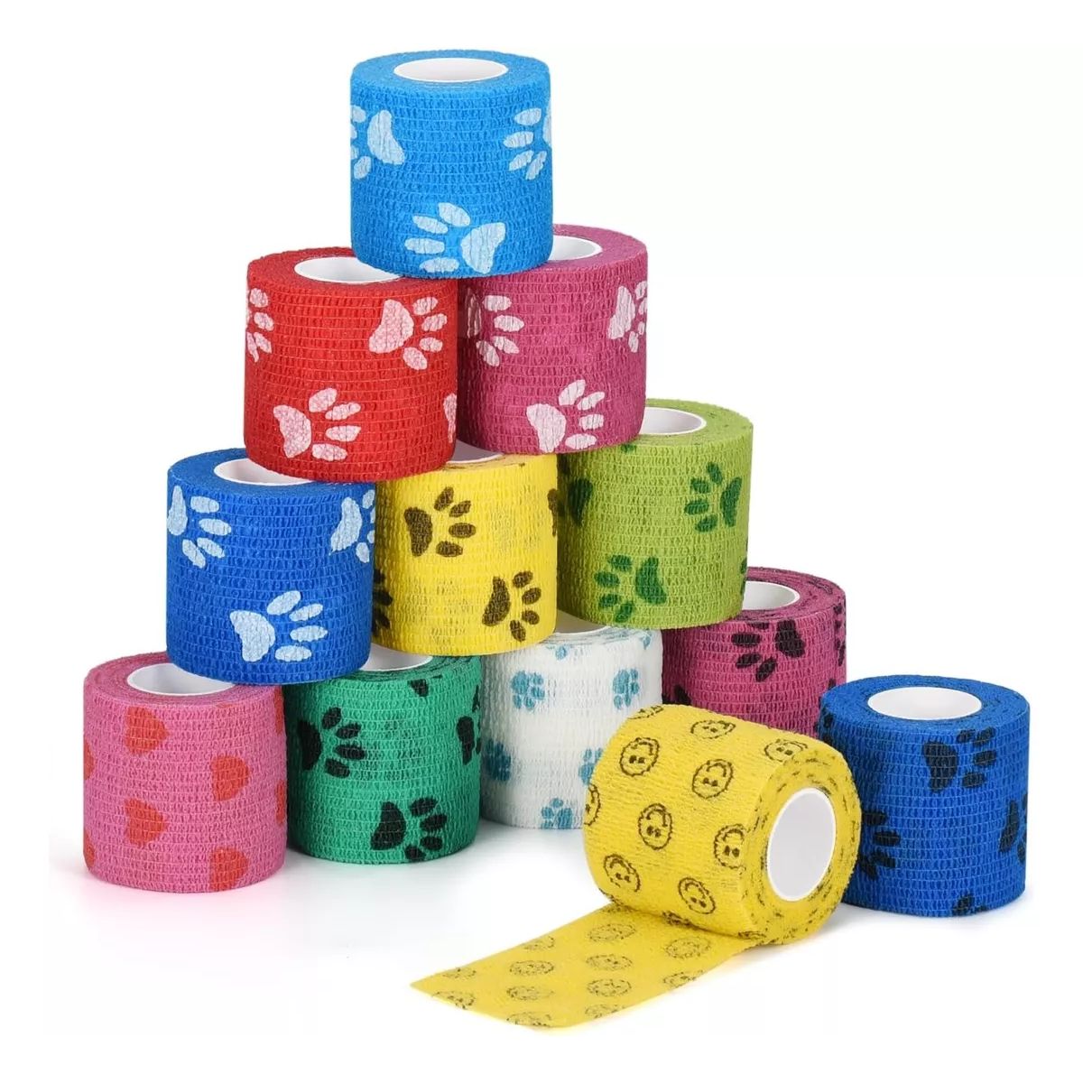 KUANGYE - Vendas Autoadherentes 5cmx45metros Venda Surtido Pack 12x