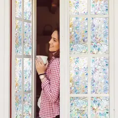 EDWINAYY - Vinilo Para Vidrio Films Empavonado Autoadhesivo Ventana
