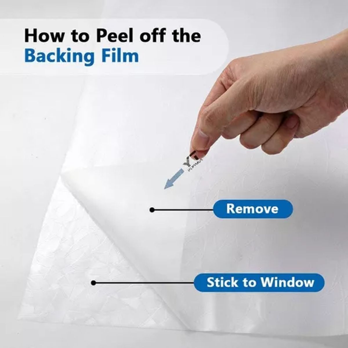 EDWINAYY - Vinilo Para Vidrio Films Empavonado Autoadhesivo Ventana