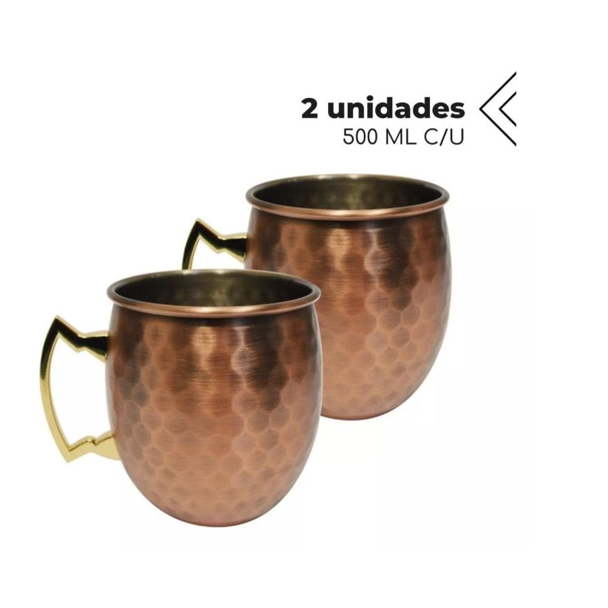 GENERICO - Vasos Mug Jarra Para Tragos Bronce