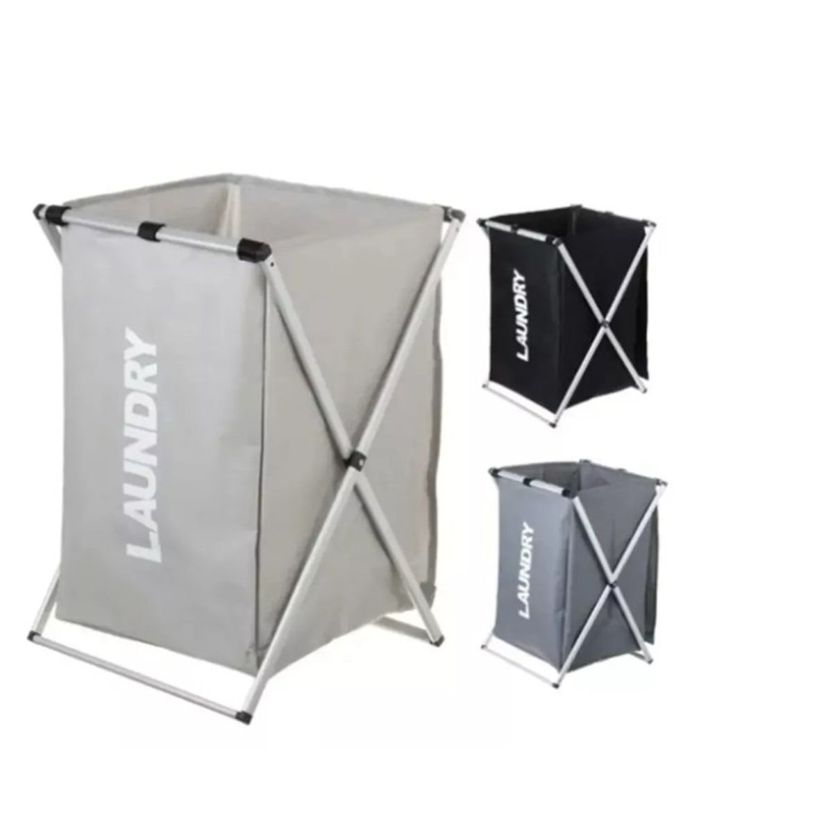 GENERICO - Canasto Ropa Sucia Plegable Colores