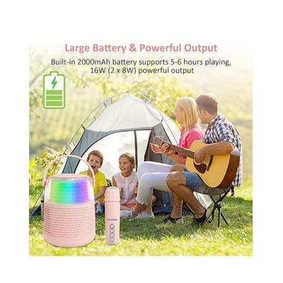 Imagen 2 del producto Parlante Y Micrófono Karaoke Voz Rgb Y-1 Bluetooth