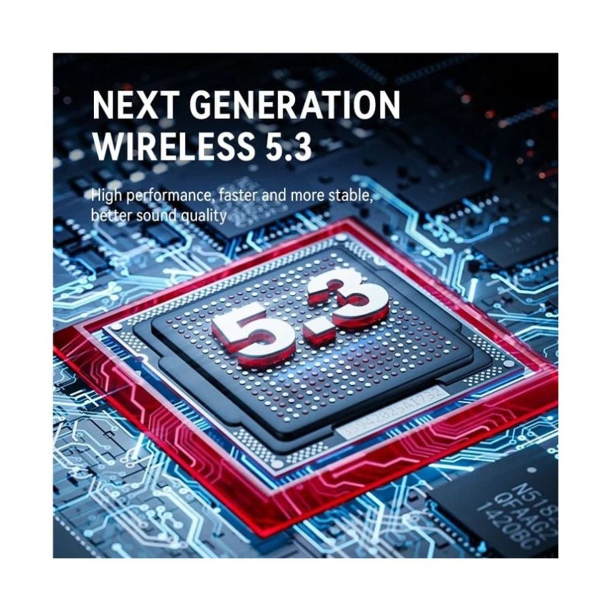 GENERICO - Auriculares Control Táctil Inalámbricos Bluetooth 5.3