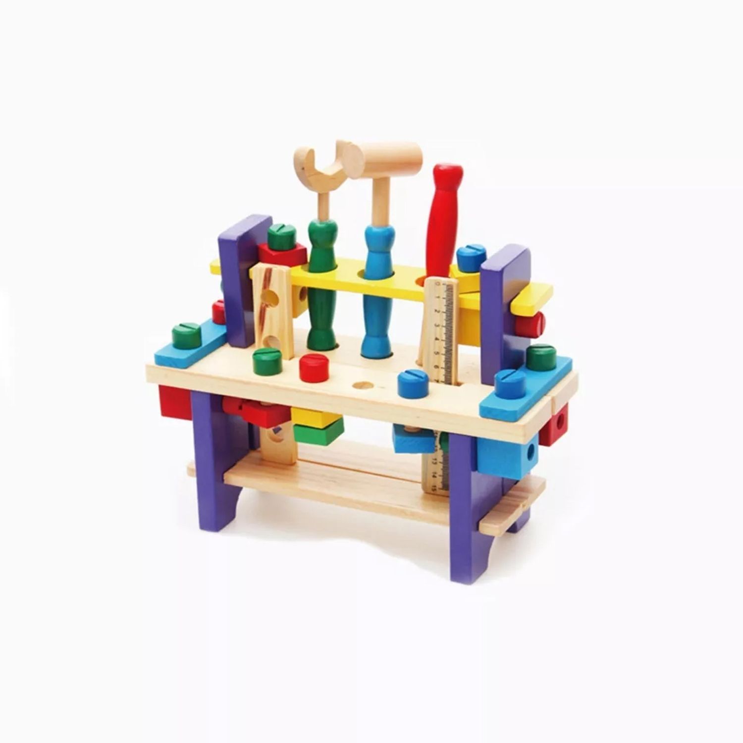 GENERICO Set Madera Herramientas Juguete Didáctico