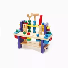 GENERICO - Set Madera Herramientas Juguete Didáctico