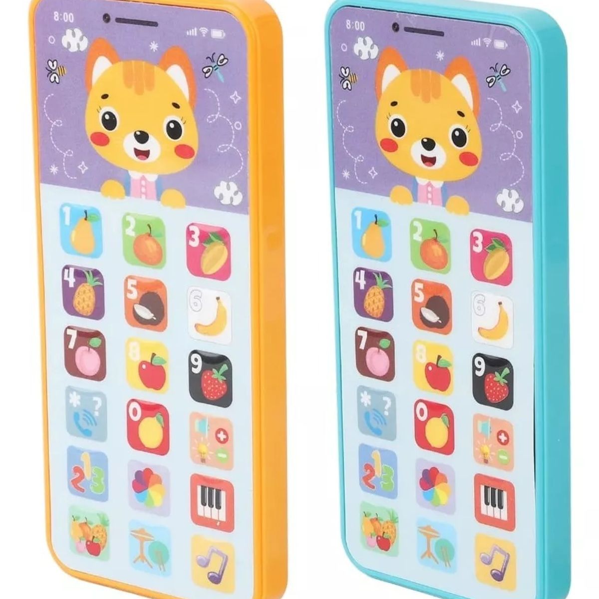 GENERICO - Télefono Musical Celular Con Luz Recargable Juguete Pniños