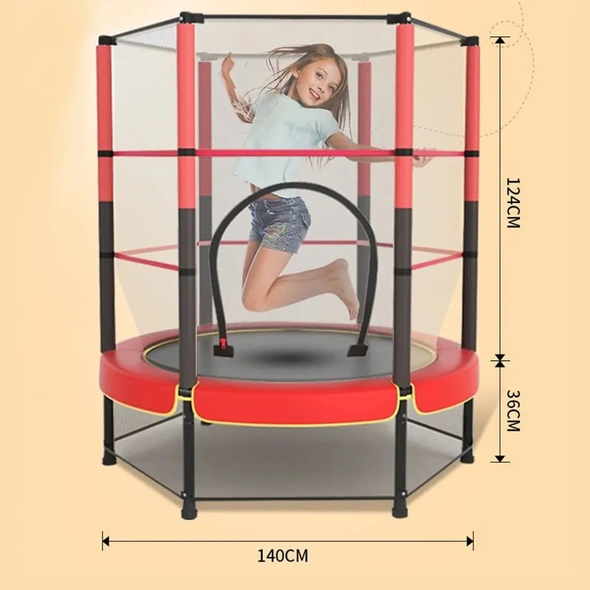 ACTUAL - Cama Elástica Trampolín 1.40 x 1.60 Metros