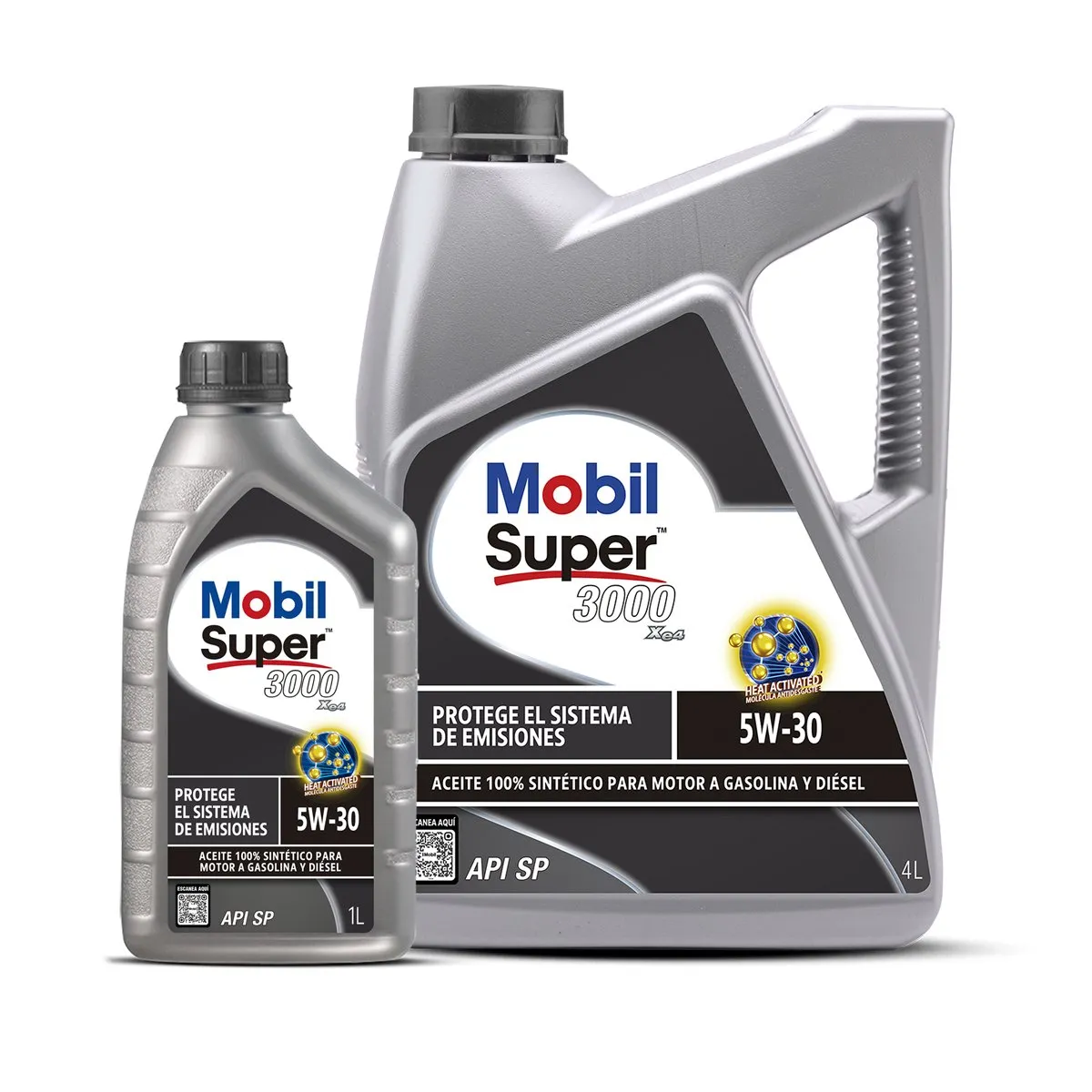 MOBIL - PACK MOBIL SUPER 3000 XE4 5W-30, 5 LT