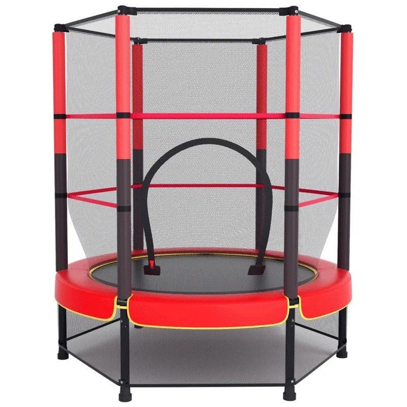 ACTUAL - Cama Elástica Trampolín Con Malla Seguridad 1.40 x 1.60 Mtrs
