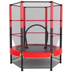 ACTUAL - Cama Elástica Trampolín Con Malla Seguridad 1.40 x 1.60 Mtrs