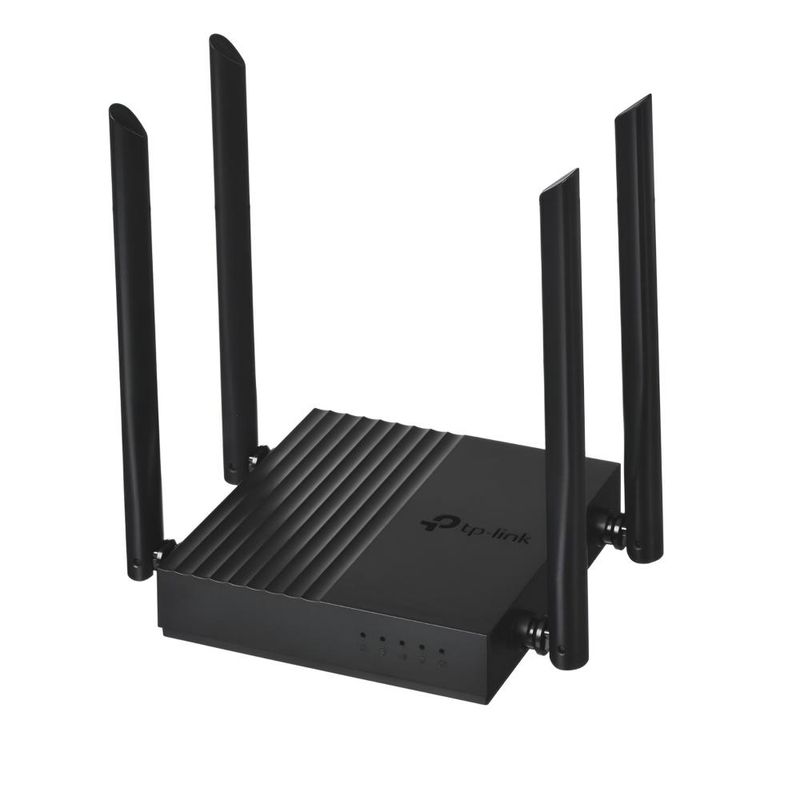 TP LINK - Router TP-Link Archer C64 AC1200 Gigabit Dual Band MU-Mimo - Negro