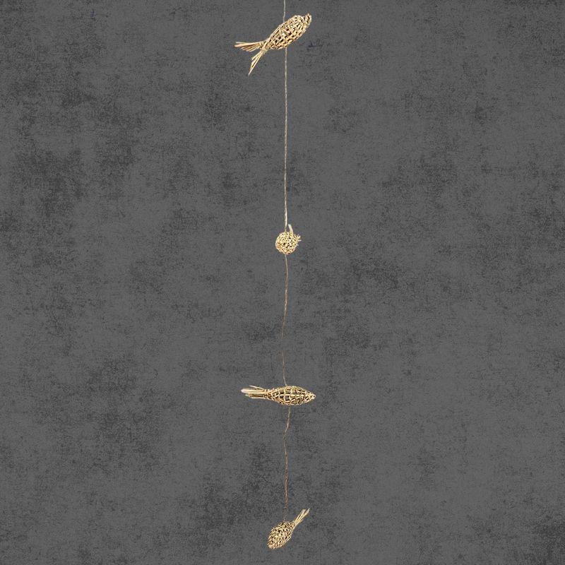 WITRALUN SOUTH AMERICA HANDMADE CRAFT - Tira de Pescados de Junquillo Natural