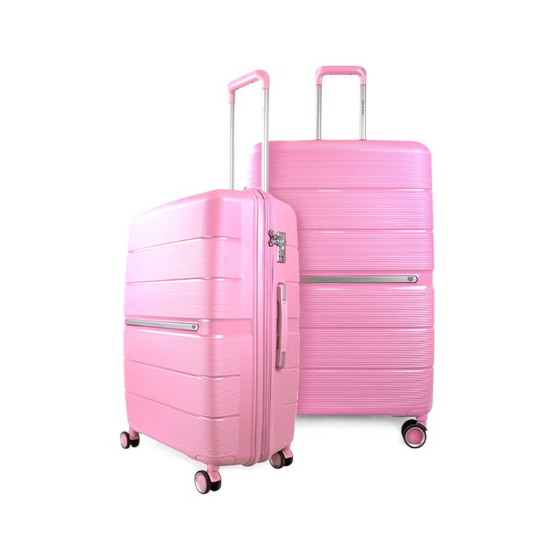 SWISS BAG - Pack 2 Maletas M+L rosada Xpos Swiss Bag