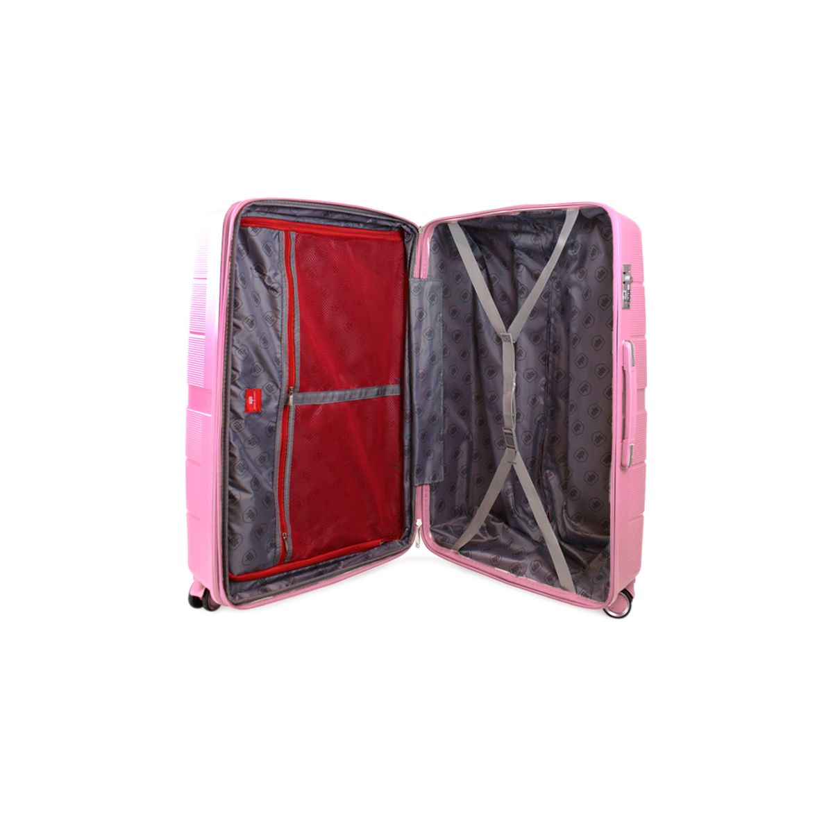 SWISS BAG - Pack 2 Maletas M+L rosada Xpos Swiss Bag