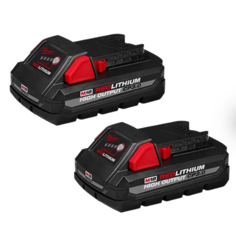 MILWAUKEE - 2 BATERÍAS M18 REDLITHIUM HIGH OUTPUT CP 3.0
