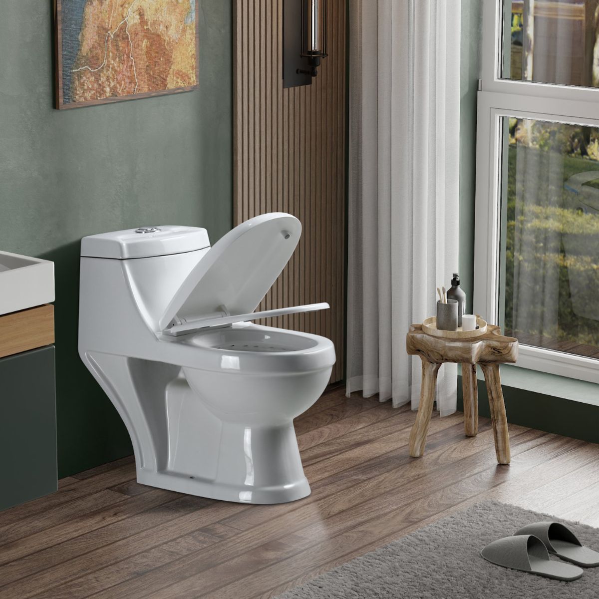 JOYTEK - WC One Piece con Sello Antifuga 25cm 2003