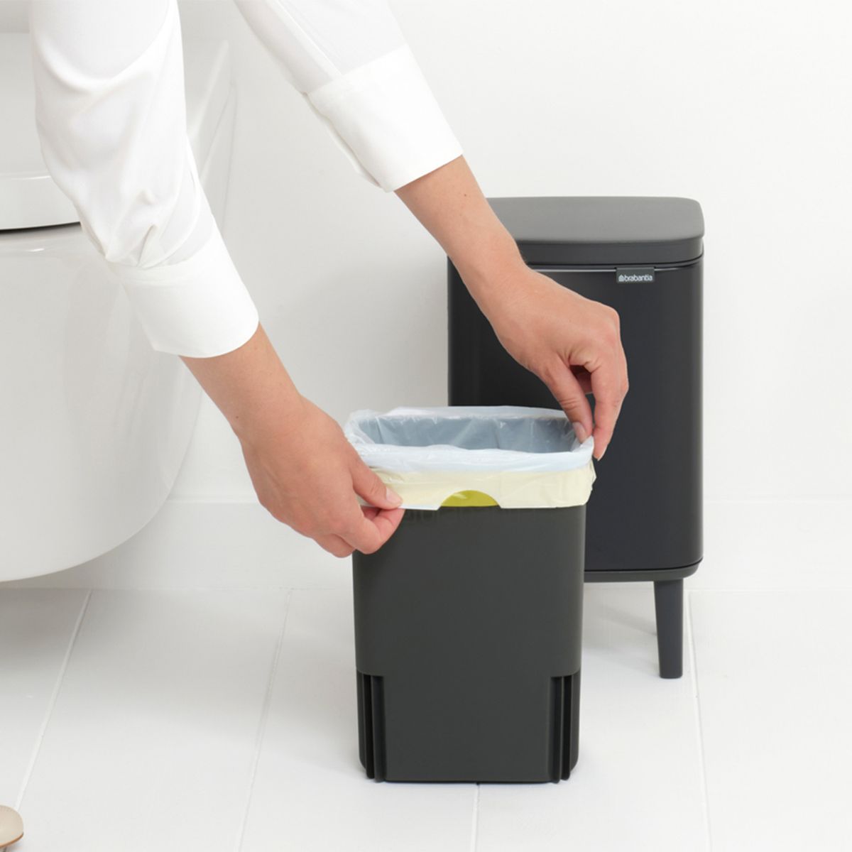 BRABANTIA - Basurero Bo Hi 4 Lt Matt Black