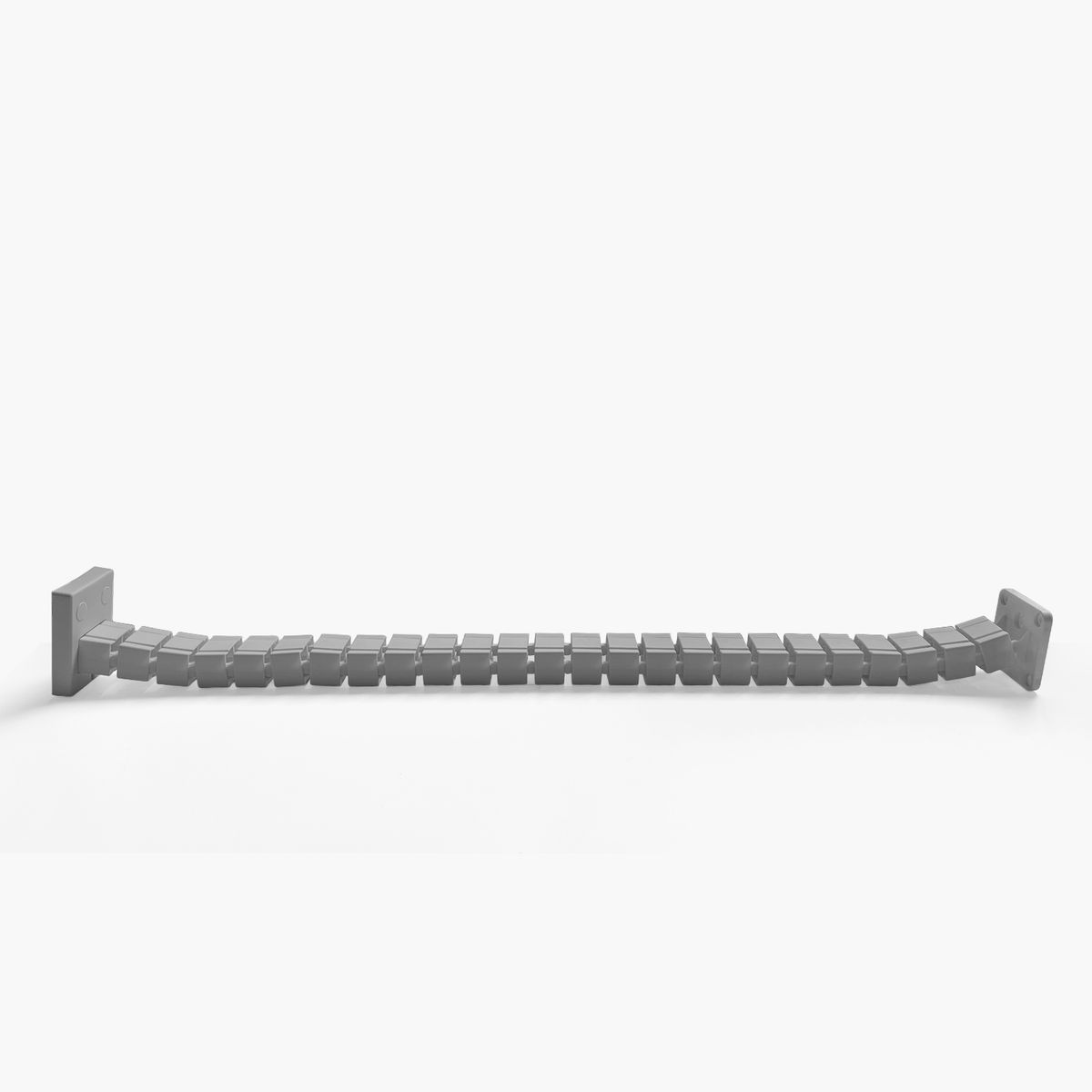 FORM OFFICE - Pasacables Vertebra 130 Gris claro Form