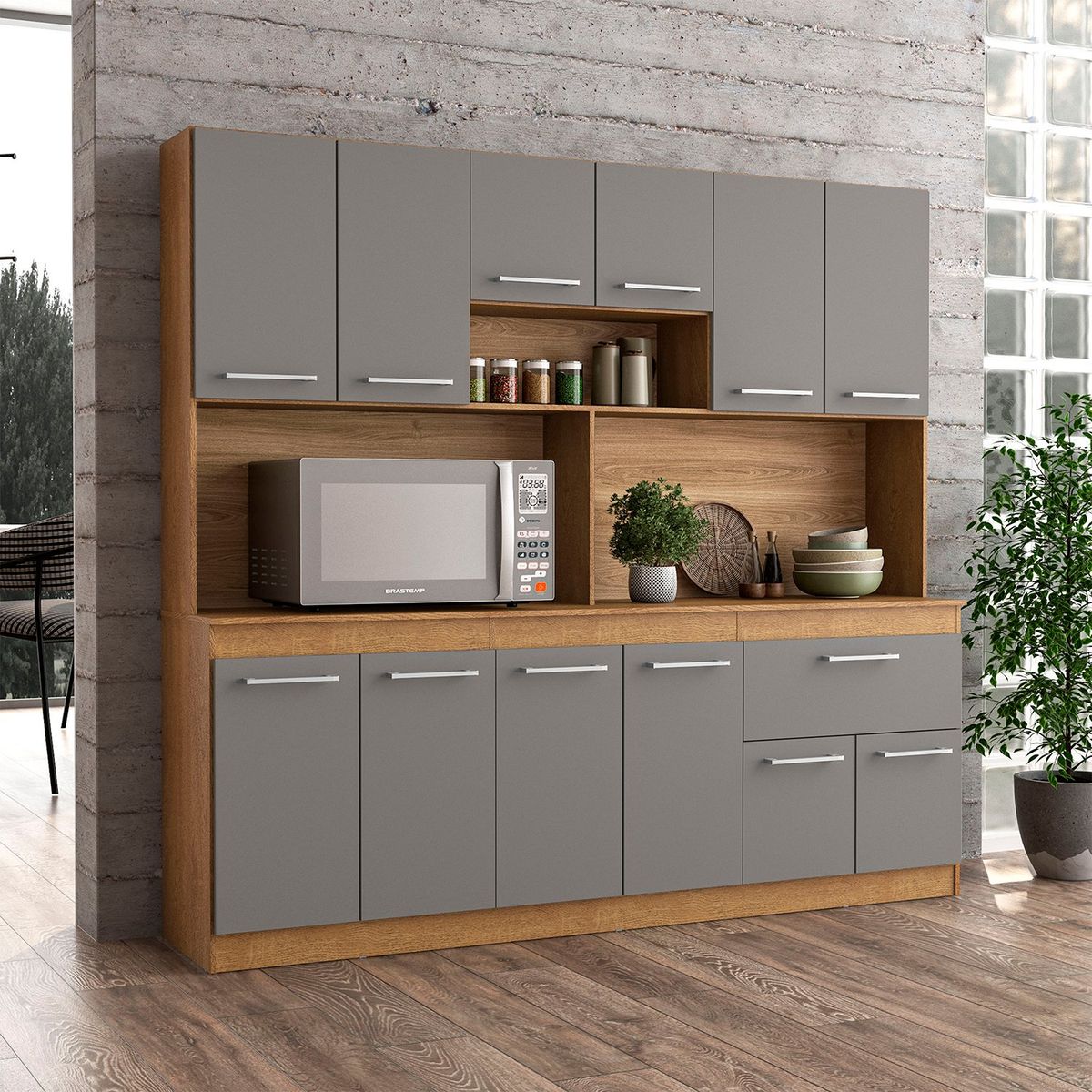 VEKKAHOME - KIT COCINA 180 BUCK GREY