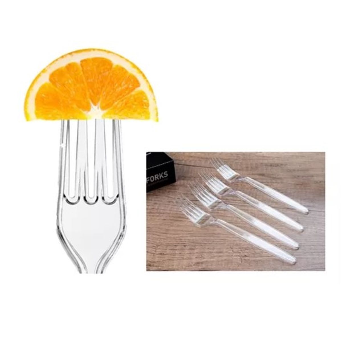 VISUALHEX LIMITADA - Set 24 Servicios Plástico Desechable Para Cumpleaños Fiestas