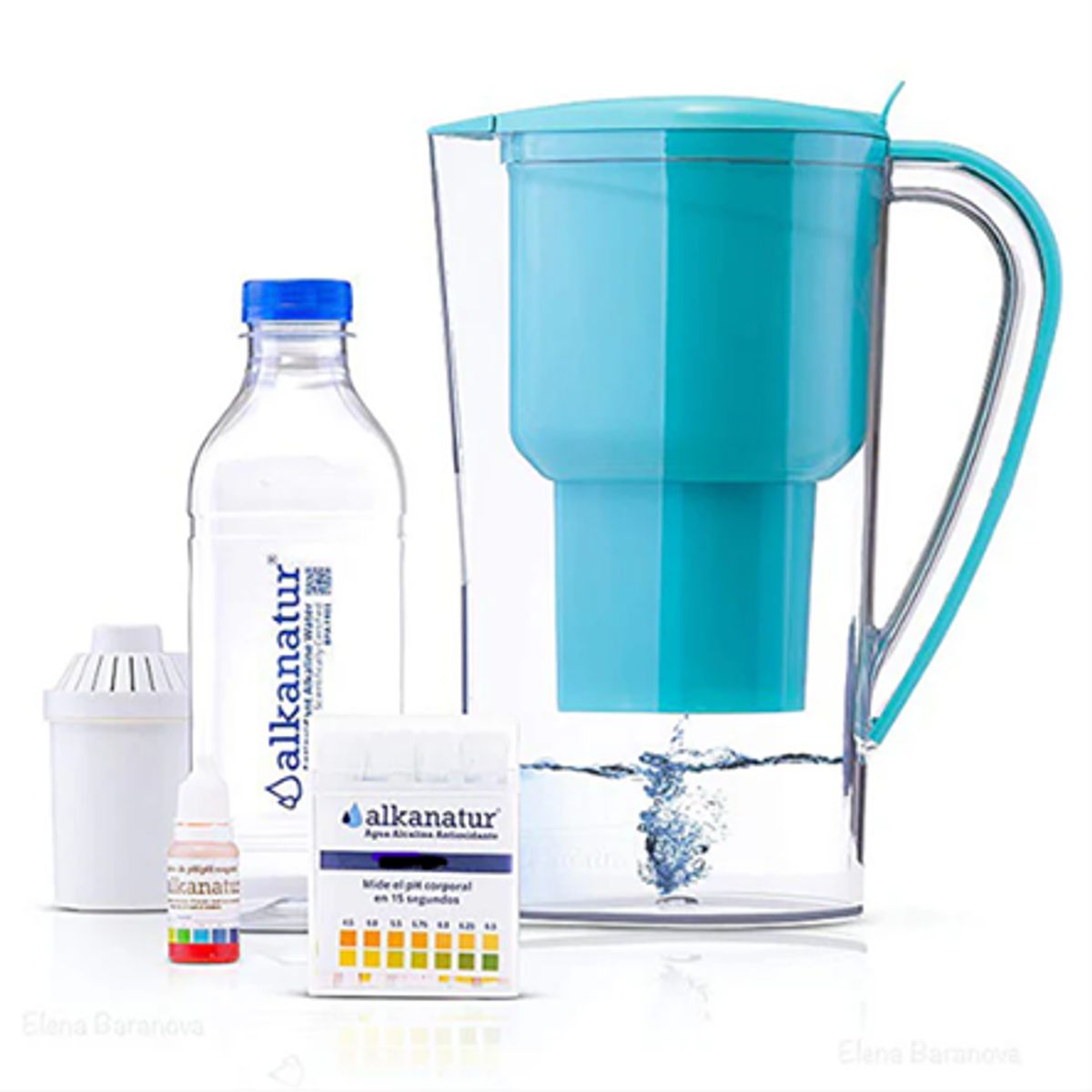 ALKANATUR - Jarra Purificadora Alkanatur Agua Alcalina e Ionizada Salud y Pureza