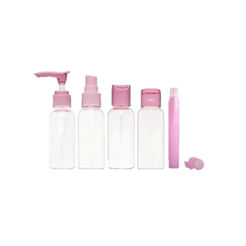 GENERICO - Kit De Viaje Portátil Botella De Vacío Dispensador Líquidos
