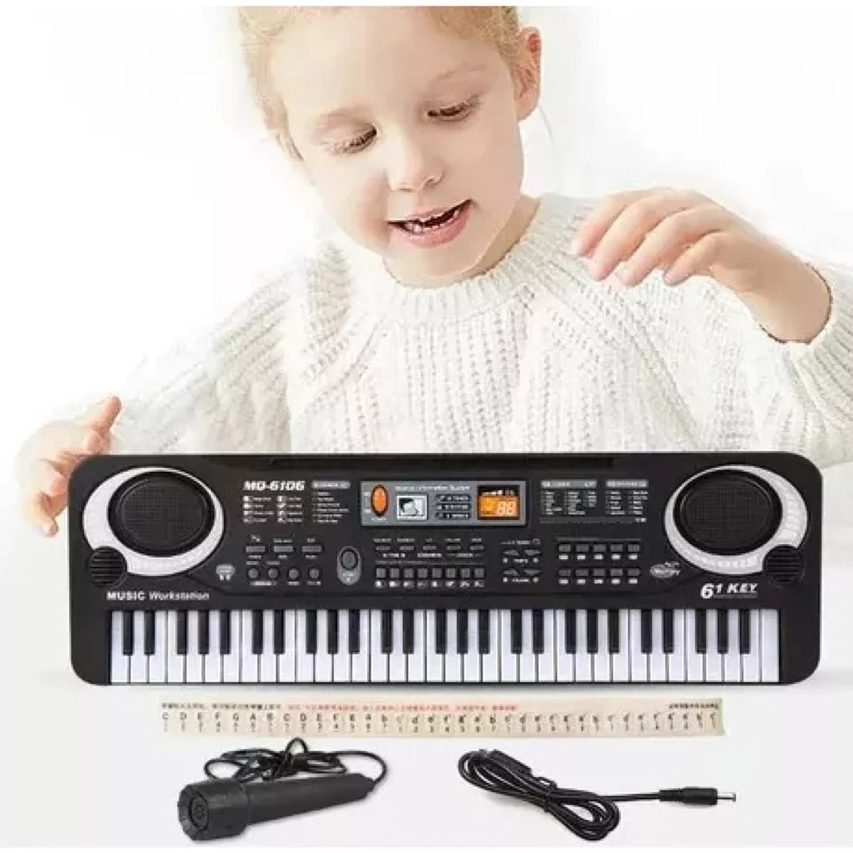 MUNDO MAGIA - Teclado Tonic Ton-230 De 61 Teclas