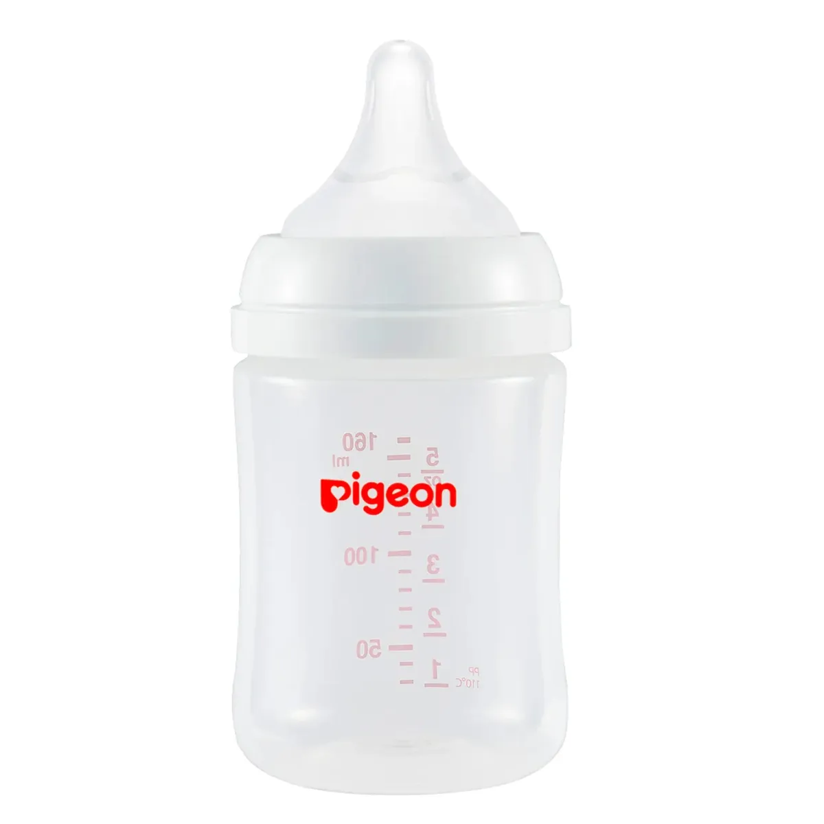 PIGEON - Mamadera Boca Ancha SofTouch PIGEON PP 160ml, 0 meses+
